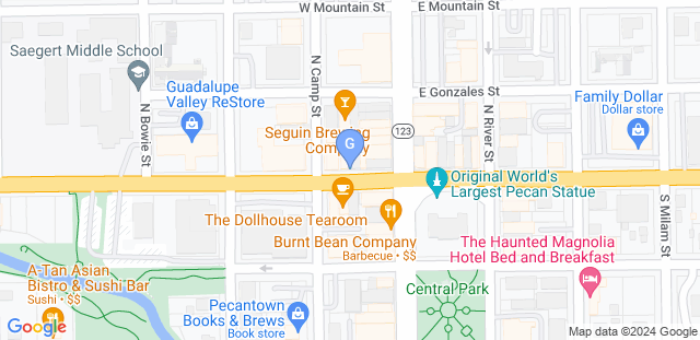 Map to Gracie Jiu-Jitsu Seguin